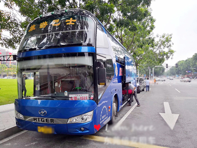 东莞团体旅游包大巴车,东莞市区到惠州双月湾包53座大巴